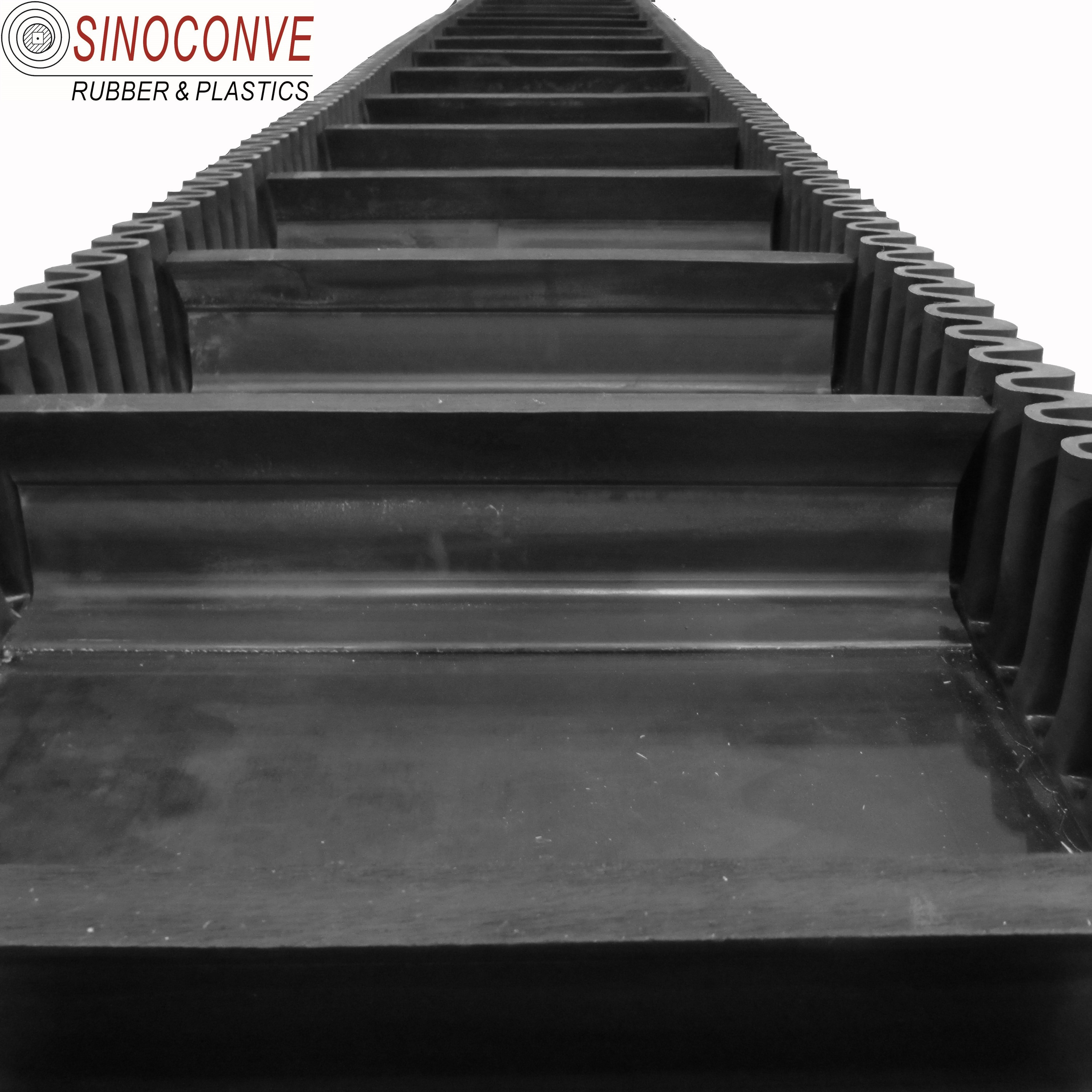 tc type powder granular materials rubber corrugated sidewall conveyor belt with high quality